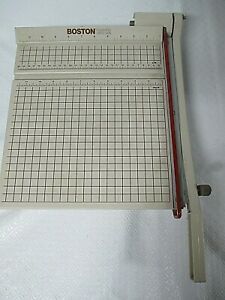 BOSTON 2612 12&#034; PAPER TRIMMER / PAPER CUTTER