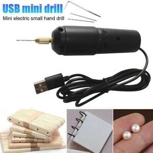 Mini Electric Drill Set Portable Handheld Micro USB DC 5V Small Hand Drill YI