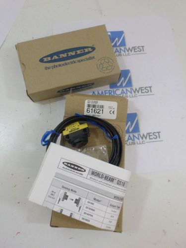 New surplus in box banner receiver qs18vn6r  61621   10-30vdc for sale