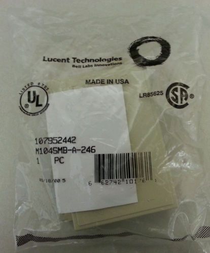 LUCENT TECHNOLOGIES 4 PORT SURFACE MOUNT BOX M104SMB-A-246 107952442