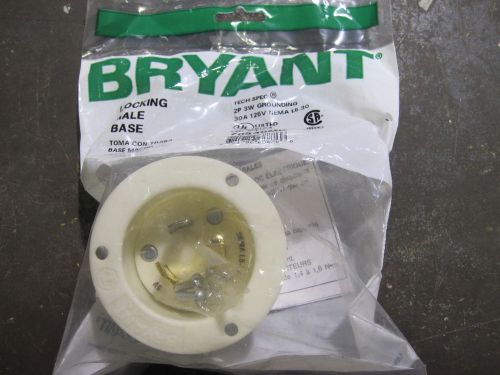 Caterpillar part 126-3527 locking male base 70530mb bryant 2pole 3w 30a 125v for sale