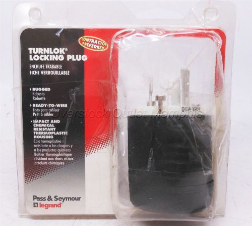Pass&amp;Seymour L530-PCCV3 Turnlok Locking Plug 20A 125/250VAC NEMA L5-30P