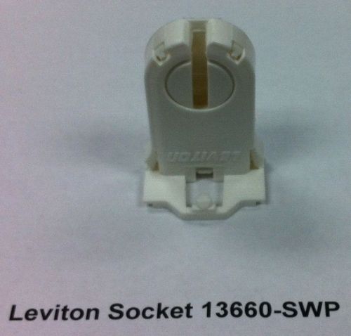Leviton socket 13660-swp package of 8 for sale