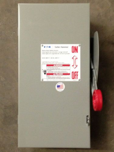 New Cutler Hammer DH361FGK 30A 600V Disconnect Switch
