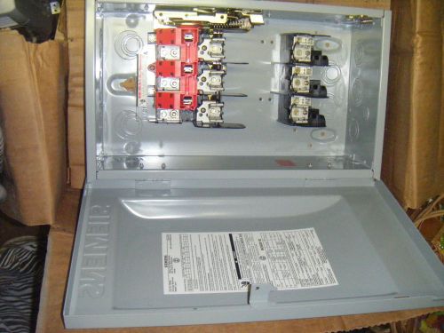 Sieman 60 amp 600 volt disconnect