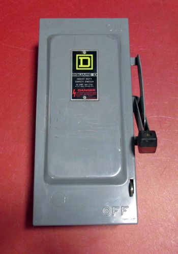 Square d 30 amp safety switch h361 for sale