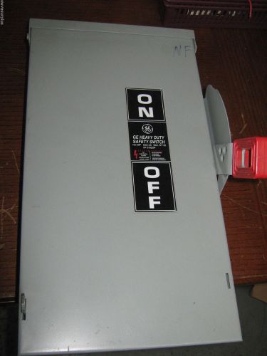 1 pc ge thn3363r safety switch, 100 amp, 600vac, new for sale