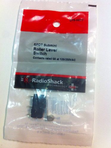 SPDT •Submini RollerSwitch #275-0017 By Radioshack
