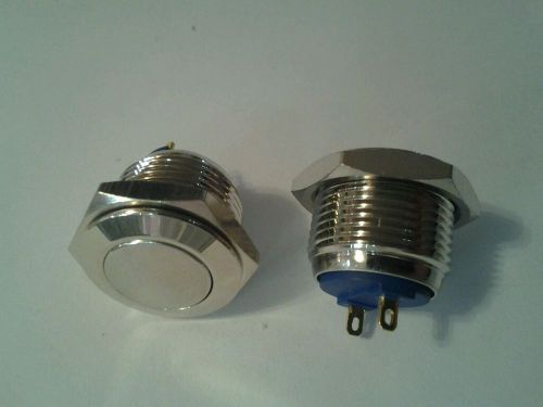 16mm Momentary Switch Great For Box Mods Firing Button Nickel Plated