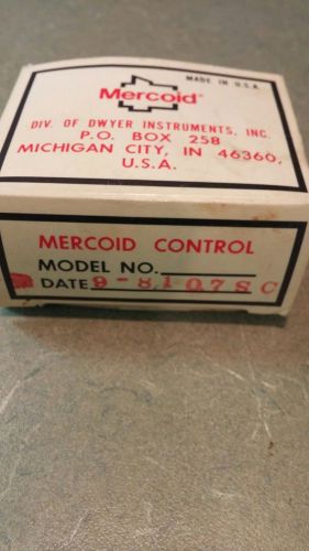 MERCOID CONTROL 9-8107SCREPLACEMENT MERCURY SWITCH
