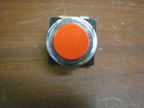 GE Pushbutton Red with GE CR104P Contact Block