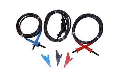 Aemc 2119.76 lead set of 3 color-coded 10 ft safety leads for sale