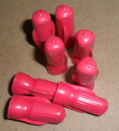 Lot of 135 red winged wire nut connectors with free shipping! for sale
