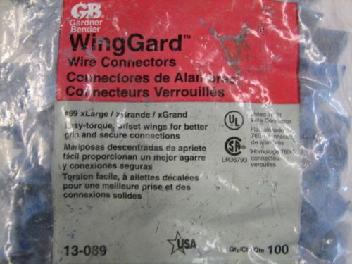 Gardner bender winggard 13-089 wire connectors (100) for sale