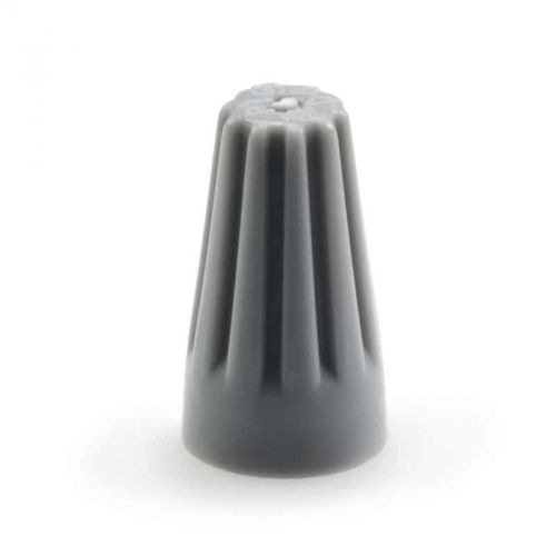 GREY WIRE NUT CONNECTORS STRAIGHT BARREL STYLE UL - PACK OF 3000 - FAST SHIPPING
