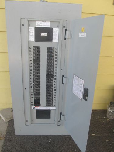 Siemens 250 amp eletric panel with breakers for sale