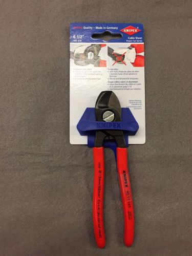 Knipex 6 1/2 6.5 inch 165mm Compact Cable Cutters 95 11 165 GERMANY Free S&amp;H!