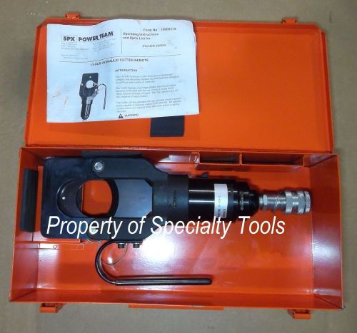 Spx power team 13-hcr-c hydraulic operated remote cutting head cable cutter tool for sale