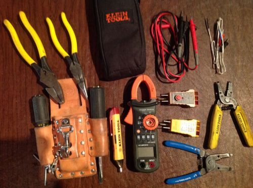 Klein meter and electrician hand tools testers screwdrives lineman pliers for sale