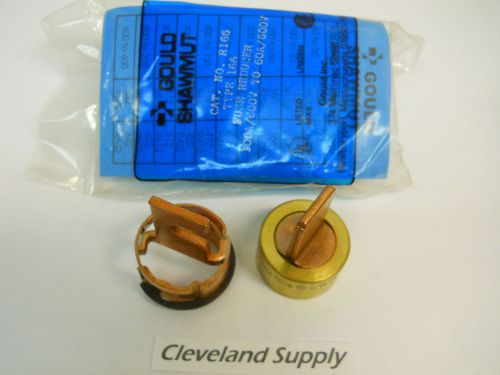 GOULD SHAWMUT R166 FUSE REDUCER 100A/600V TO 60A/600V NEW CONDITION IN PACKAGE
