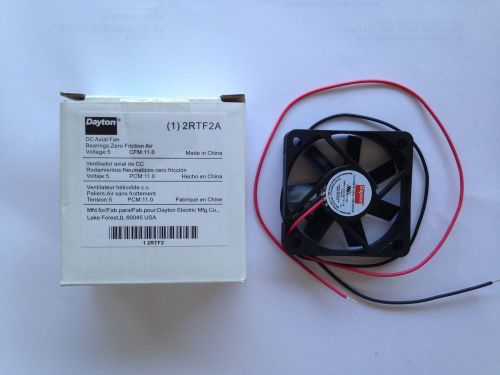 Dayton 2rtf2 axial fan, 1 15/16 in sq, 11 cfm, 5 volt dc for sale