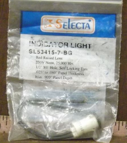 1 NEW SELECTA SL53415-7-BG INDICATOR LIGHT NIP