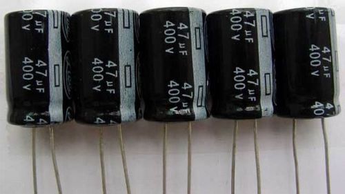 High quality Electrolytic Capacitors 47uF 400V 5p widely used in speaker popular