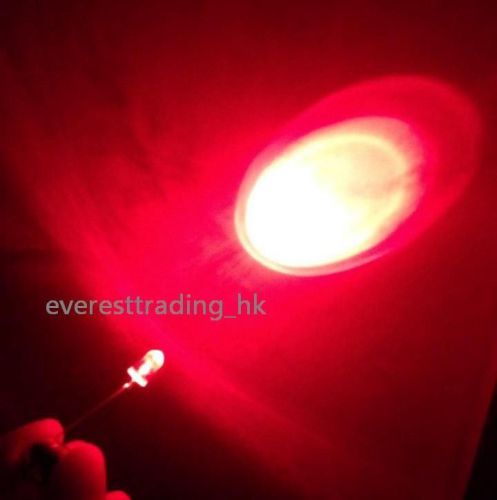 100pcs 5mm round leds light bulb emitting diode lamp new red for sale