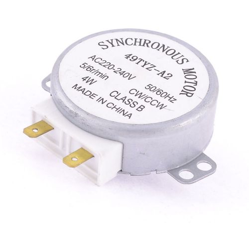 New microwave oven 4w 5/6r/min cw/ccw ac220-240v synchronous motor 49tyz-a2 ey4j for sale