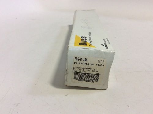 BUSS Fusetron RK5 FRS-R-200 200A 600V Time Delay Dual Element Fuses Current Lim
