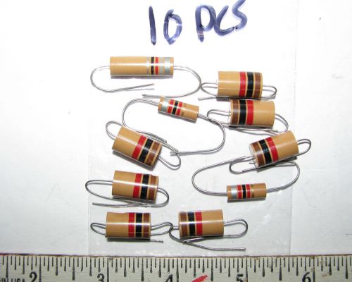 10 NOS VINTAGE INDUCTOR LOT AXIL LEADS TUBE TRANSISTOR CIRCUITS PARTS DIY