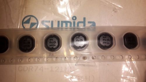 2x SUMIDA CDR74-121MC , SMD COIL INDUCTOR 220uH
