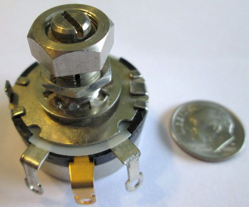 5k ohm 2 watt wire wound potentiometer, locking  clarostat 43c2-5k  1 pcs nos for sale