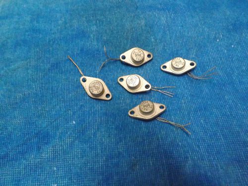 (5) RCA 40264 NPN Si HIGH VOLTAGE POWER OUTPUT TRANSISTORS - NTE 124 EQUIVALENT