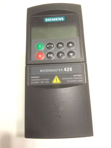 Siemens 6SE6420-2AB13-7AA1 Micromaster Drive 420 Inverter