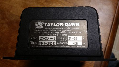 Taylor Dunn Curtis Controller 62-204-40 with Manual on CD