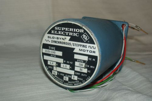 Superior electric slo-syn synchronous /stepping motor ss25-1140 for sale