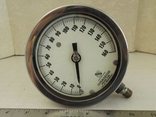 5&#034; ASHCROFT DURAGAUGE 0-160PSI Bronze Tube GAUGE