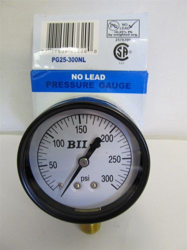 Boshart Industries PG25-300NL, 0 - 300 psi No Lead Pressure Gauge