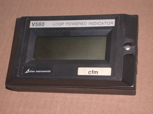 Action Instruments V560 Loop Powered Indicator cfm Free S&amp;H