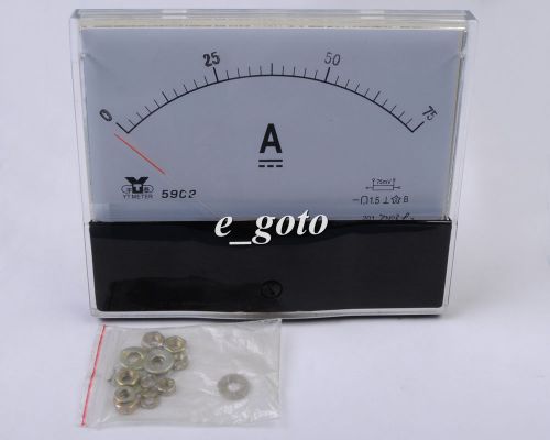 Dc ammeter 59c2-75a mounting head current measuring panel meter good for sale