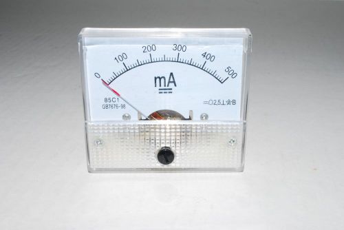 Dc ammeter head pointer 500ma   a027 for sale