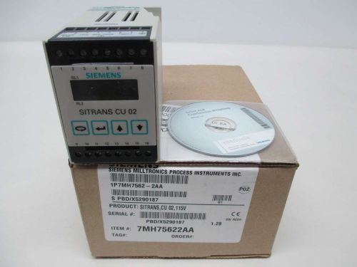 New siemens 7mh7562-2aa sitrans cu 02 115v-ac process meter d341276 for sale