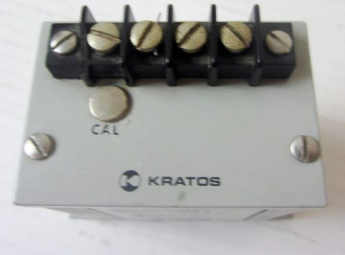 Kratos 20.550 ac current transducer, 0-5 amps, 0-1ma into 10k output for sale
