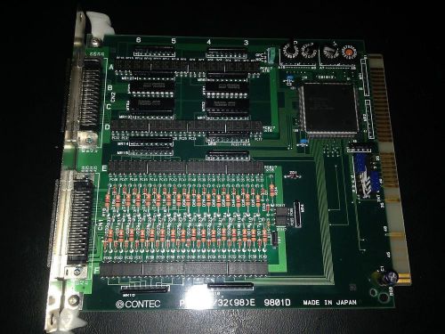 CONTEC PIO-32/3(98)E 9801D , input/output of digital signals