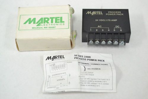 NEW MARTEL ML428271 PROCESS PACK MODULE POWER SUPPLY 24V-DC 0.175A AMP B333388