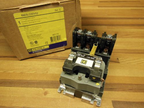 Square D 8903lo30v02 3 pole lighting contactor