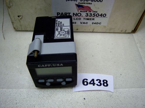 (6438) Capp USA 335040 Multifunction LCD Timer 24-240 VAC 24 VDC