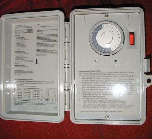 GE mechanical time switch 2 pole 120-277 volts