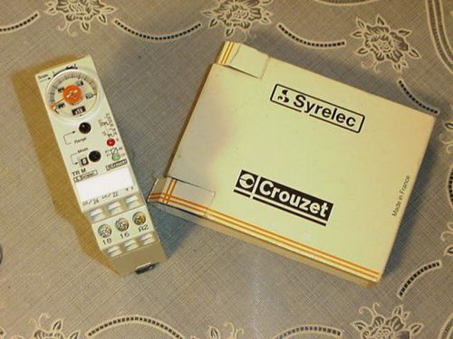 Syrelec crouzet timer tr m 88 893 003 0.06 seconds to 30 hours 24..240volt new for sale